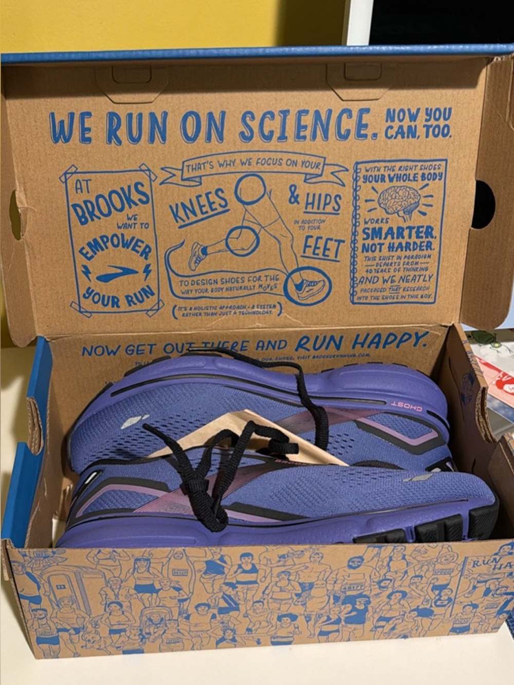 Brooks Purple Ghost 15 Women's Running Shoes